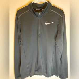 Nike Running Half Zip Dri Fit - Large